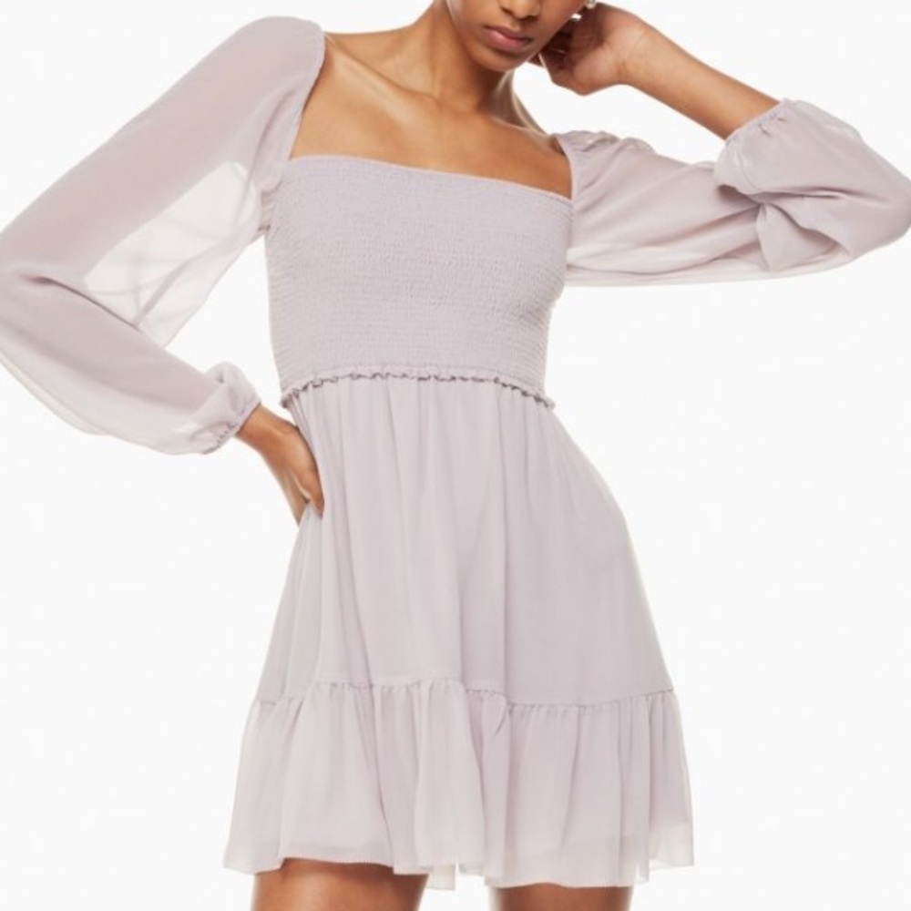 Wilfred Tempest Grey Mini Dress